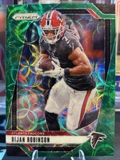 2024 Panini Prizm - Bijan Robinson #11 Green Scope Prizm /75