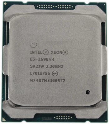 Intel Xeon E5-2698V4 2.2 GHz 20 Core 40 Threads FCLGA2011 135W 50MB Cache SR2JW - Bild 1 von 4