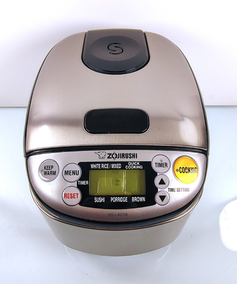 Zojirushi NS-LAC05 Rice Cooker Warmer 3 Cup Stainless Steel