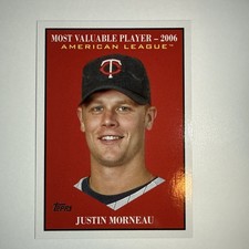 2025 Topps Update Series - Most Valuable Justin Morneau #MV-21
