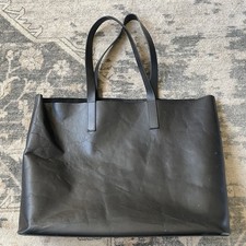 Everlane Leather Black Large Tote Bag
