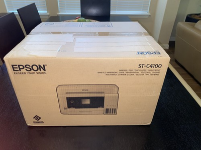 #ad #ad Epson WorkForce ST C4100 Color Inkjet All in One Printer New Unopened Box $350.00
