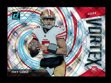 2021 DONRUS VORTEX COSMIC TREY LANCE RC 89/100 CHARGERS