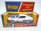 VINTAGE DINKY TOYS 207 TRIUMPH TR7 RALLY CAR IN ORIGINAL BOX 1977