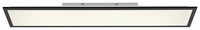 Led Deckenlampe Flat Schwarz, Cct Farbwechsel, Fernbedienung, Dimmer, 100X25 Cm