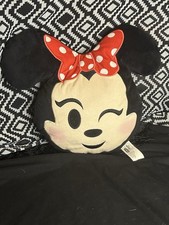 Disney Emoji Minnie Plush Pillow 10 In Stuffed Animal