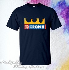 Men Funny Tshirt Burger King Crown Logo Shirt Cotton Made In Usa