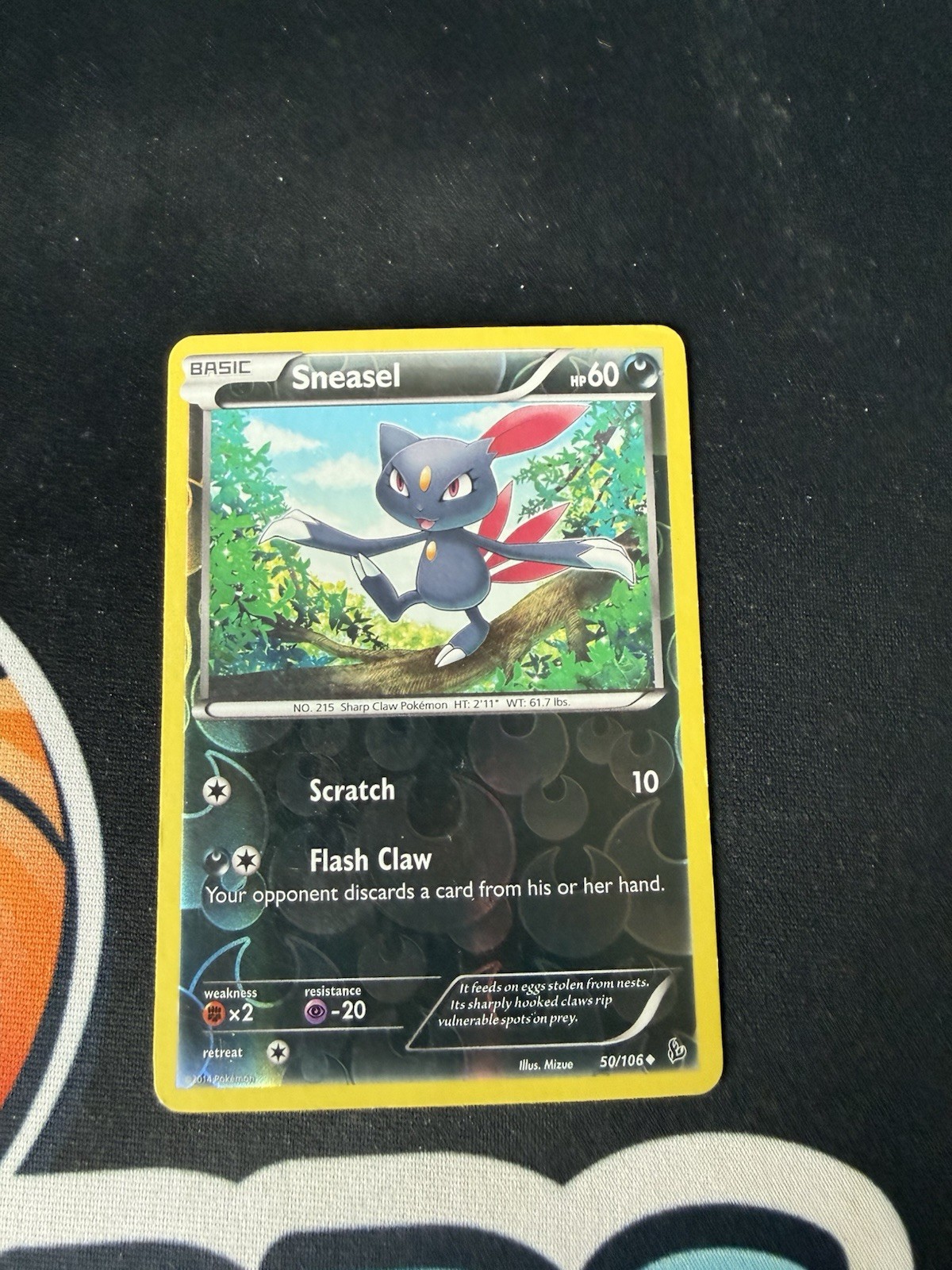Sneasel (50) XY - Flashfire #50/106 Uncommon,Reverse Holo Pokemon Card