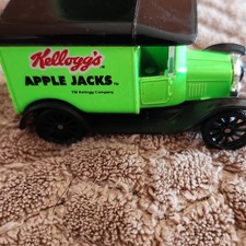 Kellogg's Apple Jacks Green Delivery Truck Diecast Vehicle Toy