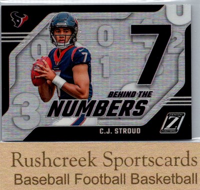 2023 Panini Zenith #5 C.J. Stroud Behind The Numbers