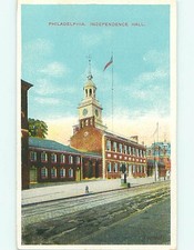 Unused Undivided INDEPENDENCE HALL Philadelphia Pennsylvania PA 60k cards v2816