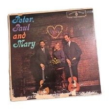 Peter, Paul and Mary 1962 Self Titled Vintage Vinyl LP Record Stereo - VG/NM Peter, Paul and Mary 1962 Self Titled Vintage Vinyl LP Record Stereo - VG/NM