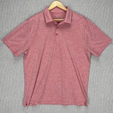 Under Armour The Playoff Polo Shirt Men  s XL Salmon Red Golf Performance Casual