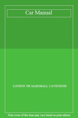 Car Manual,LONDON UK MARSHALL CAVENDISH