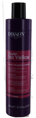 Dikson Super No Yellow Shampoo with Violet Pigments - Keratin. 10.14 fl oz.
