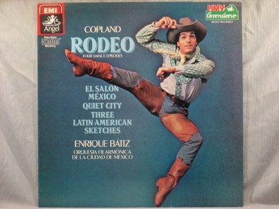Copland - Rodeo, etc. - Enrique Bátiz - HMV Greensleeve ED 27 0254 1