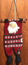 Annalee Advent Calendar Countdown To Christmas Santa Claus Hanging Mouse '01 SEE