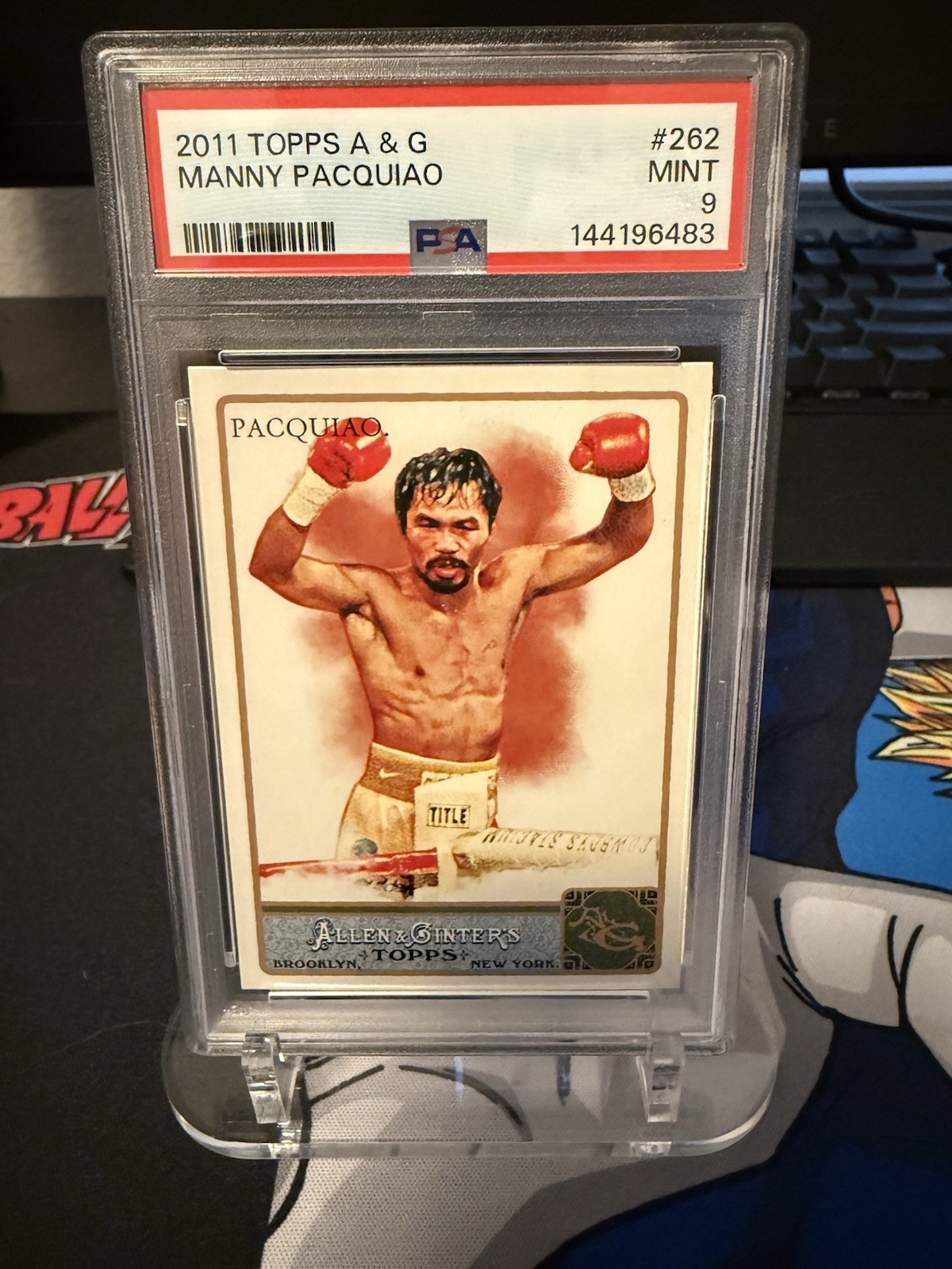 PSA 9 2011 Topps Allen & Ginter's - Manny Pacquiao #262 (RC)
