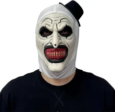 Adult Terrifier Art the Clown Cosplay Costume - Scary Killer Clown Mask for Men