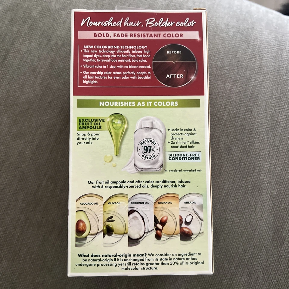 Garnier R3 Light Intense Auburn Nutrisse Ultra Color до 8 недель веганский - Изображение 3 из 4