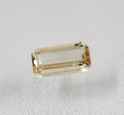 Natürlicher Bi Color Turmalin Smaragd facettiert 12,20x6,30 mm lose Edelsteine
