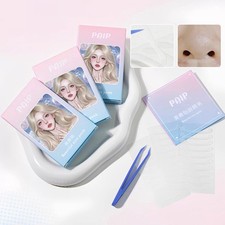 30Pcs Nose Transparent Invisible Thin Nose Stickers With Tweezers Nose Shrink