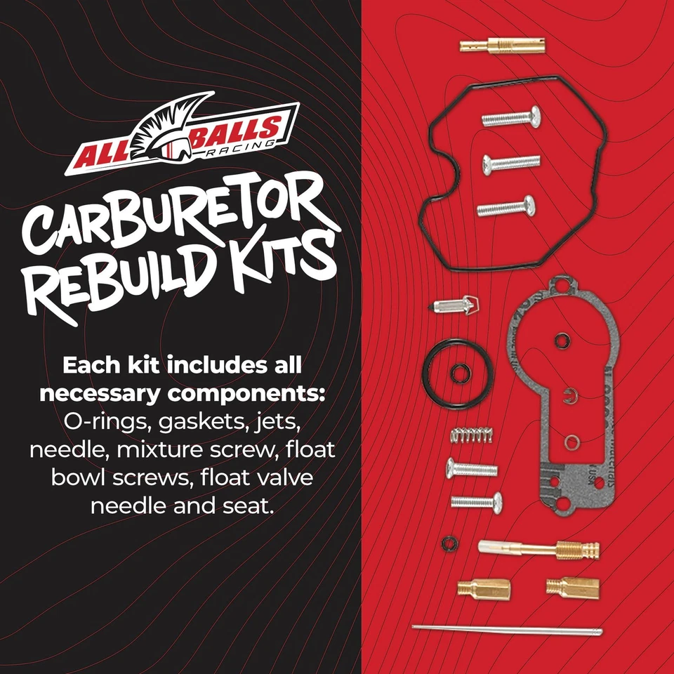 All Balls Carburetor Rebuild Kit 26-1173 For Honda CRF 230 F 03-17 Foto 2 de 4