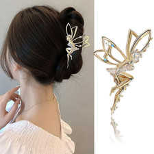Fashion Hair Clip Metal Hair Clips for Girls Rhinestone Hair Claws Fairy Hair Cl