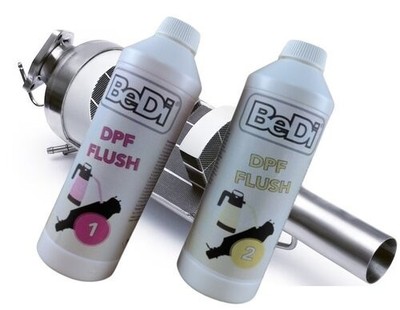 BeDi DPF Flush 1+2 Dieselpartikelfilter Reiniger Konzentrat, entfernt Asche, Ruß