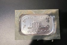 Vintage Wilton Armetale® "Bless This House" Serving Dish, 9.4” New Made In USA