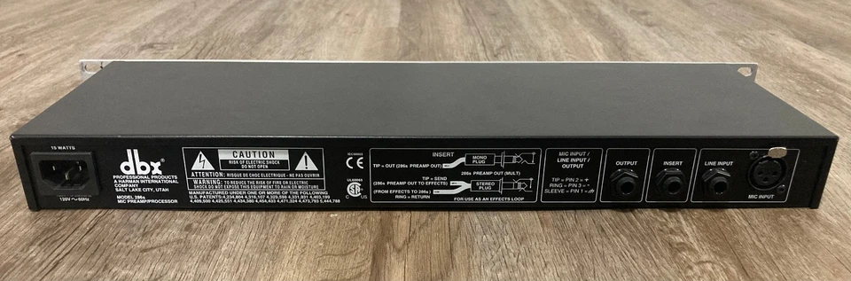 dbx, 286s Microphone Preamp Processor, used, with box, manual power cable - Image 4 of 4