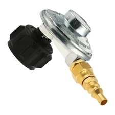 1/4" Quick Propane Gas Regulator, QCC1 Propane Tank Quick Connect Adapter wit...