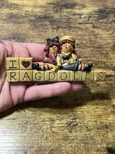 Suzi Skoglund I Love Ragdolls Figurine. Raggedy Ann And Andy.