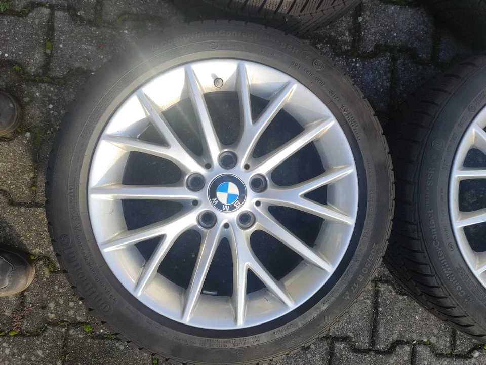 BMW 1er F20 F21 Winterradsatz Y-Speiche 205/50 R17 Continental Winter Contact - Bild 4 von 4