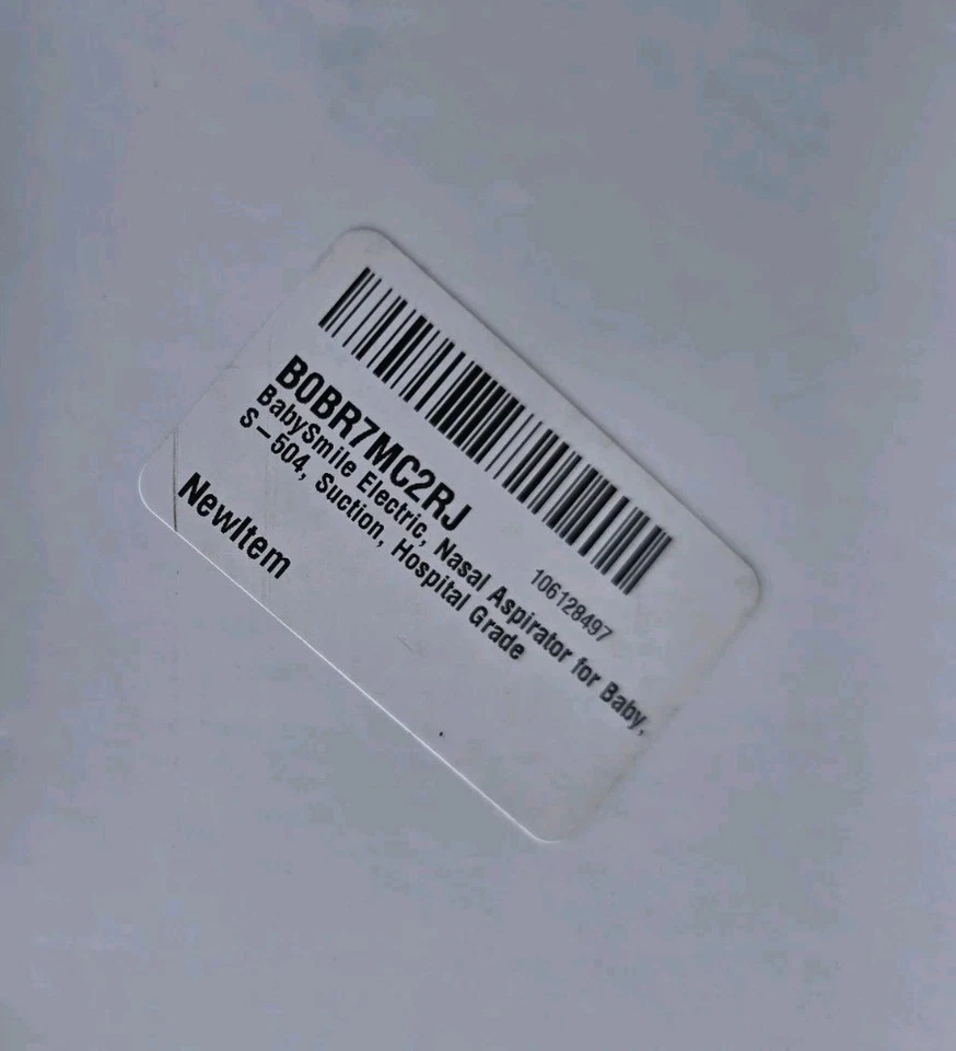 Aspirador nasal eléctrico para bebé BabySmile S-504 NARANJA MELOCOTÓN Foto 3 de 4