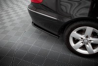 Maxton Design Diffusor Flaps V.2 Passend FüR Mercedes CLK W209 Schwarz Hochglanz