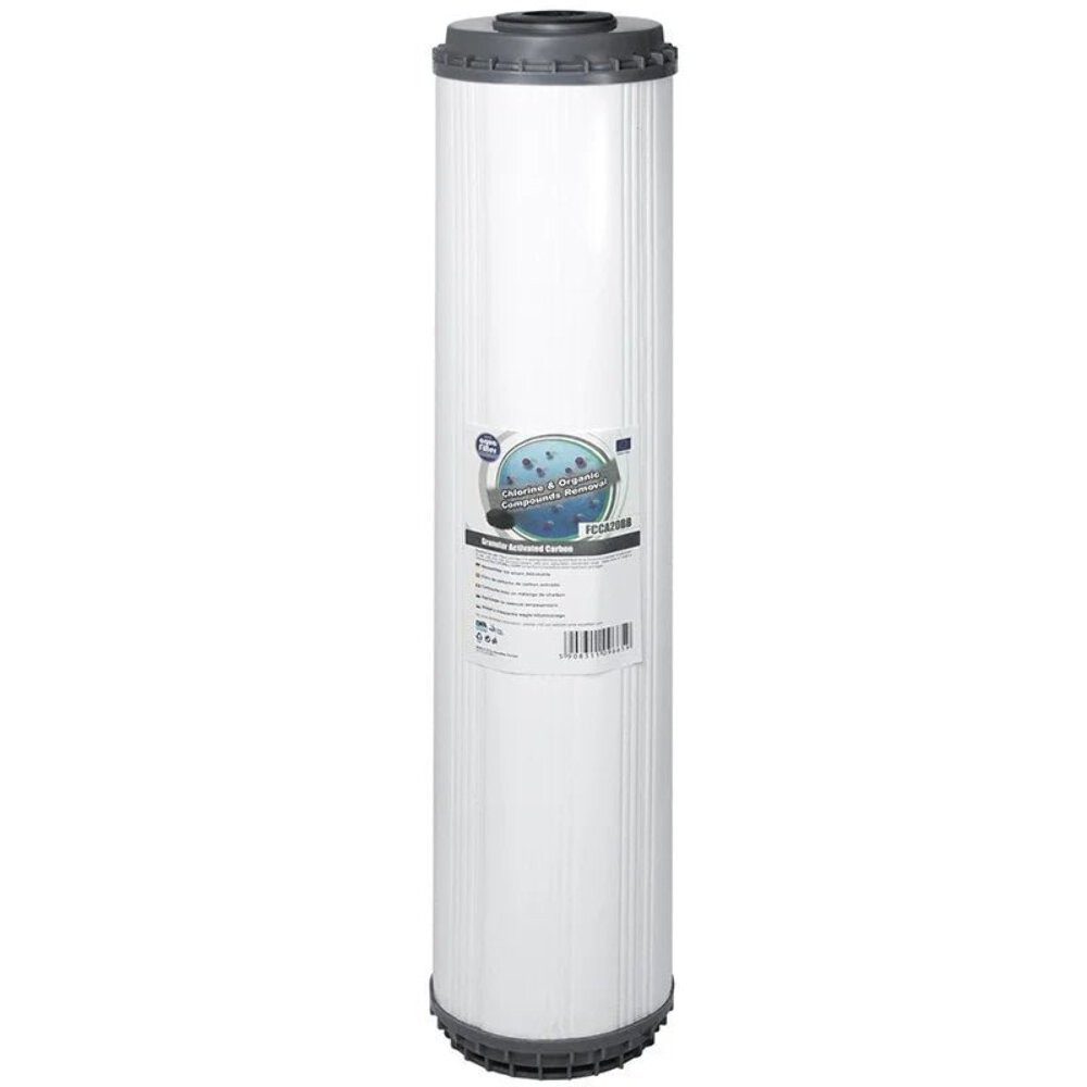 Aquafilter FCCA20BB 20"" Big Blue granulated activated carbon cartridge mix blend