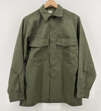 US Air Force OG-507 Utility Shirt Vintage Military Olive Green Vietnam Dura
