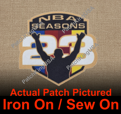 #ad Lebron James 23 Seasons Patch Basketball Jersey Patch Los Angeles Lakers $19.95