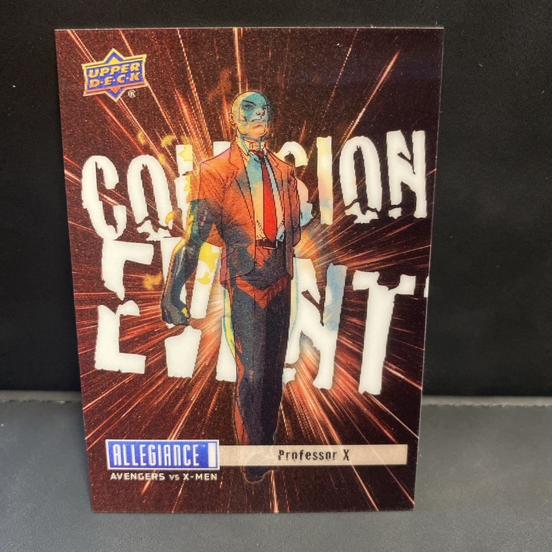 2023 UD Avengers vs X-Men Collision Event Cyclops vs. Professor X 3D Lenticular