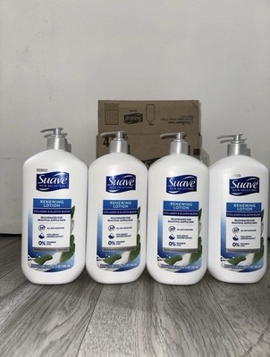 Suave Skin Solutions Renewing Lotion Collagen Elastin Blend 32oz 4pk