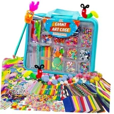 Arts and Crafts Supplies for Kid - 1600+Pcs Craft Kits for Kids - DIY School 