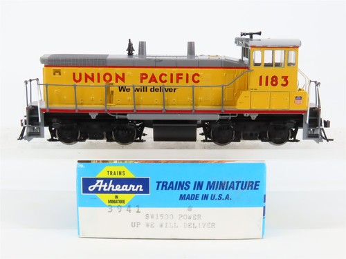 Interruptor diésel SW1500 escala HO Athearn 3941 UP "We will delivery" #1183 - personalizado | Zustand: Used