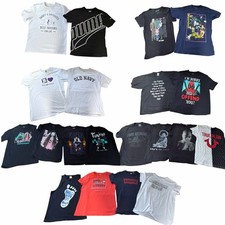 20 Graphic T-Shirts Lot | Teen/Young Adult | Mixed Sizes S–XL | Bundle