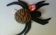 New with Tag TY Beanie Babies  SPINNER Spider  October 28, 1996 FREE SHIPPING