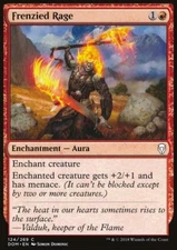 MTG Magic the Gathering Frenzied Rage (124/296) Dominaria LP