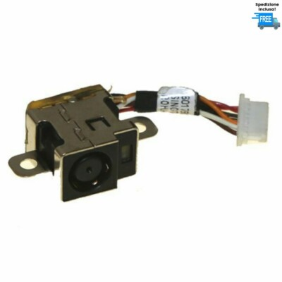 HP TouchSmart TM2 TM2-1000 DC Power Jack 7 Pin Steckverbinder Schwarz