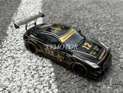 Solido 1/18 Nissan GT-R R35 LB Metal Diecast Model Car Black Gifts