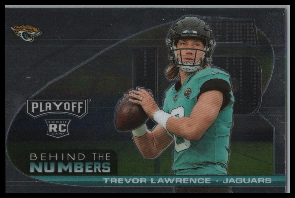 2021 Panini Playoff #BTN-TLR Trevor Lawrence Behind the Numbers