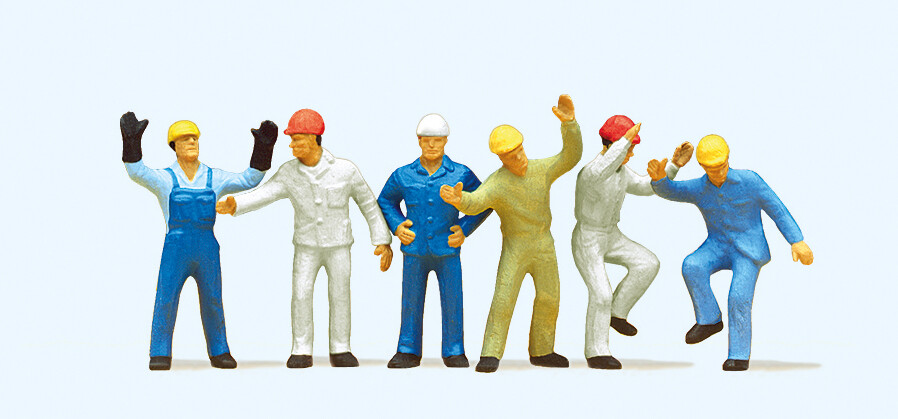 Preiser 10105 Industrial Workers, H0 | eBay